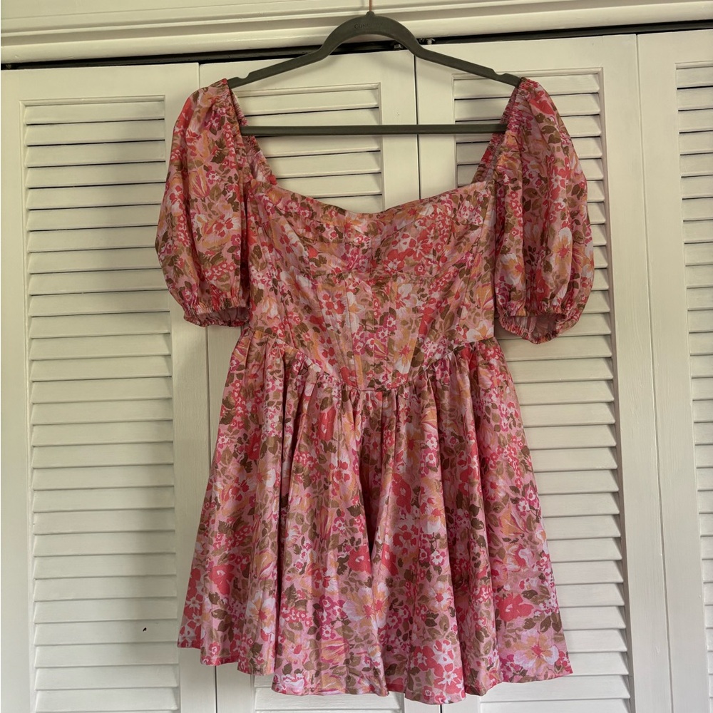 Showpo Pink Floral Dress